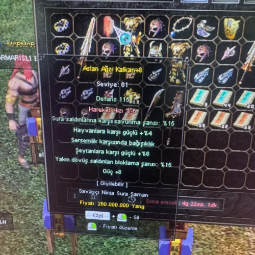 +8 ELİT FARMLIK ASLAN AGZI KALKAN